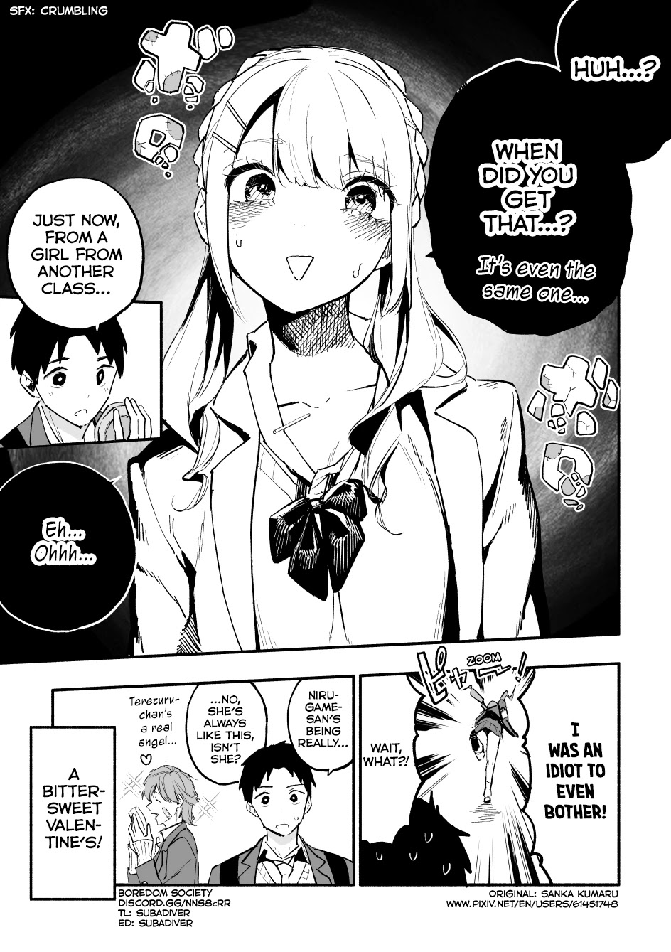 Nirugame-Chan With The Huge Ass And Usami-Kun - Chapter 42: A Girl With A Huge Ass Who Does Her Best On Valentine’s Day