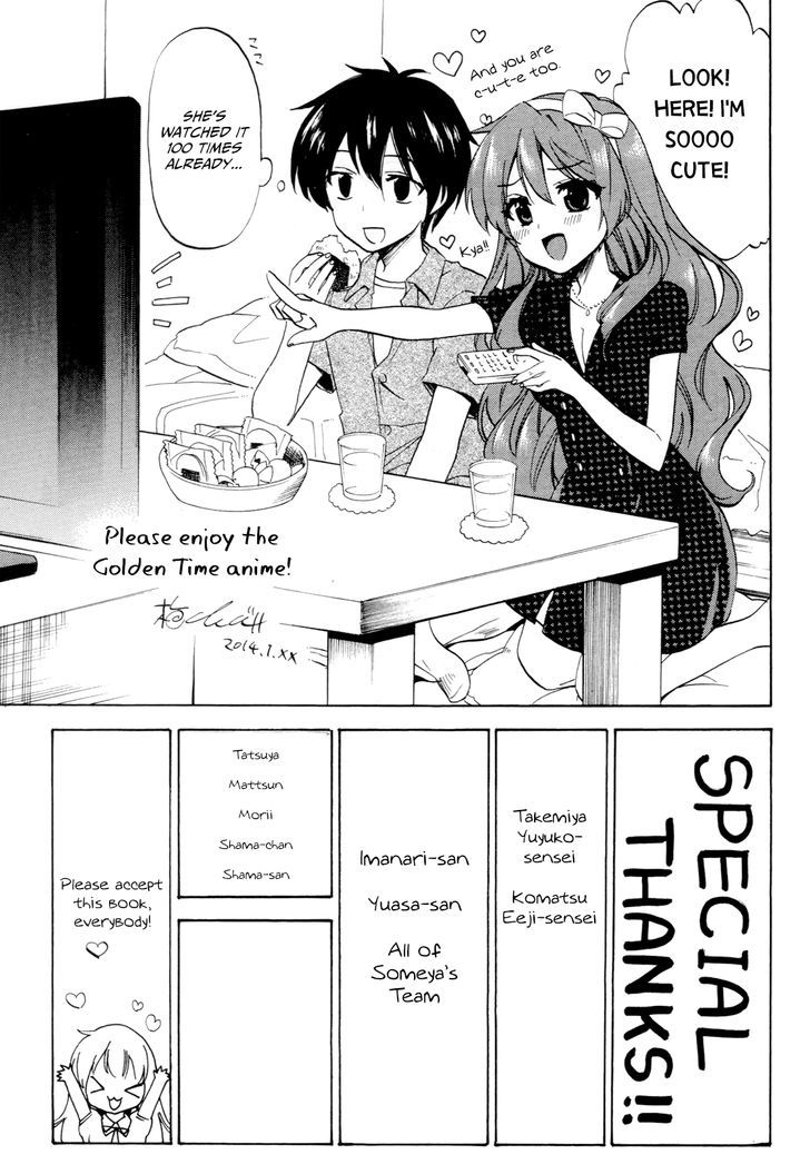 Golden Time (Umechazuke) - Vol.5 Chapter 28 : Head Over Heels