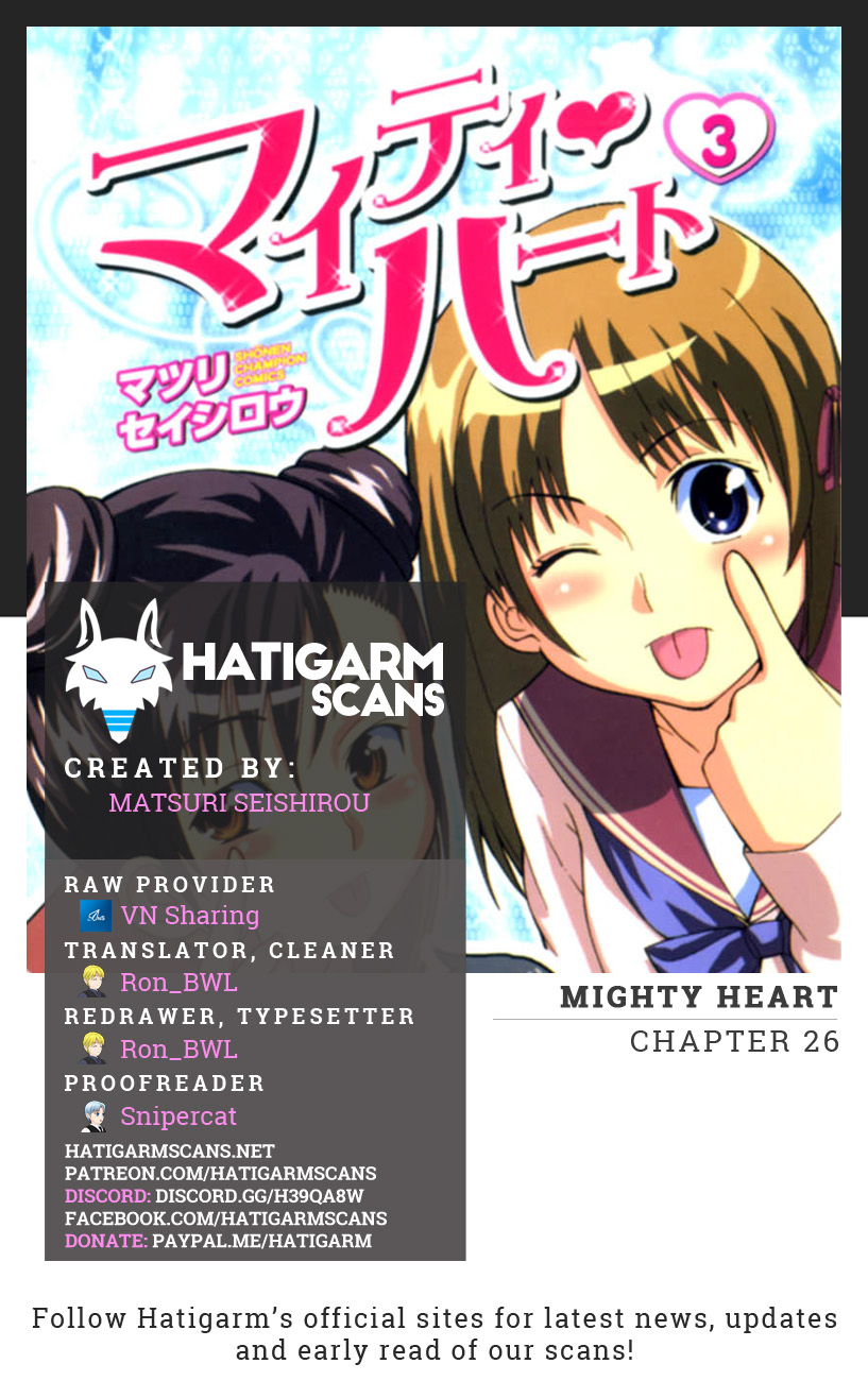 Mighty Heart - Vol.3 Chapter 26: Farewell, Tenkawa Toichi