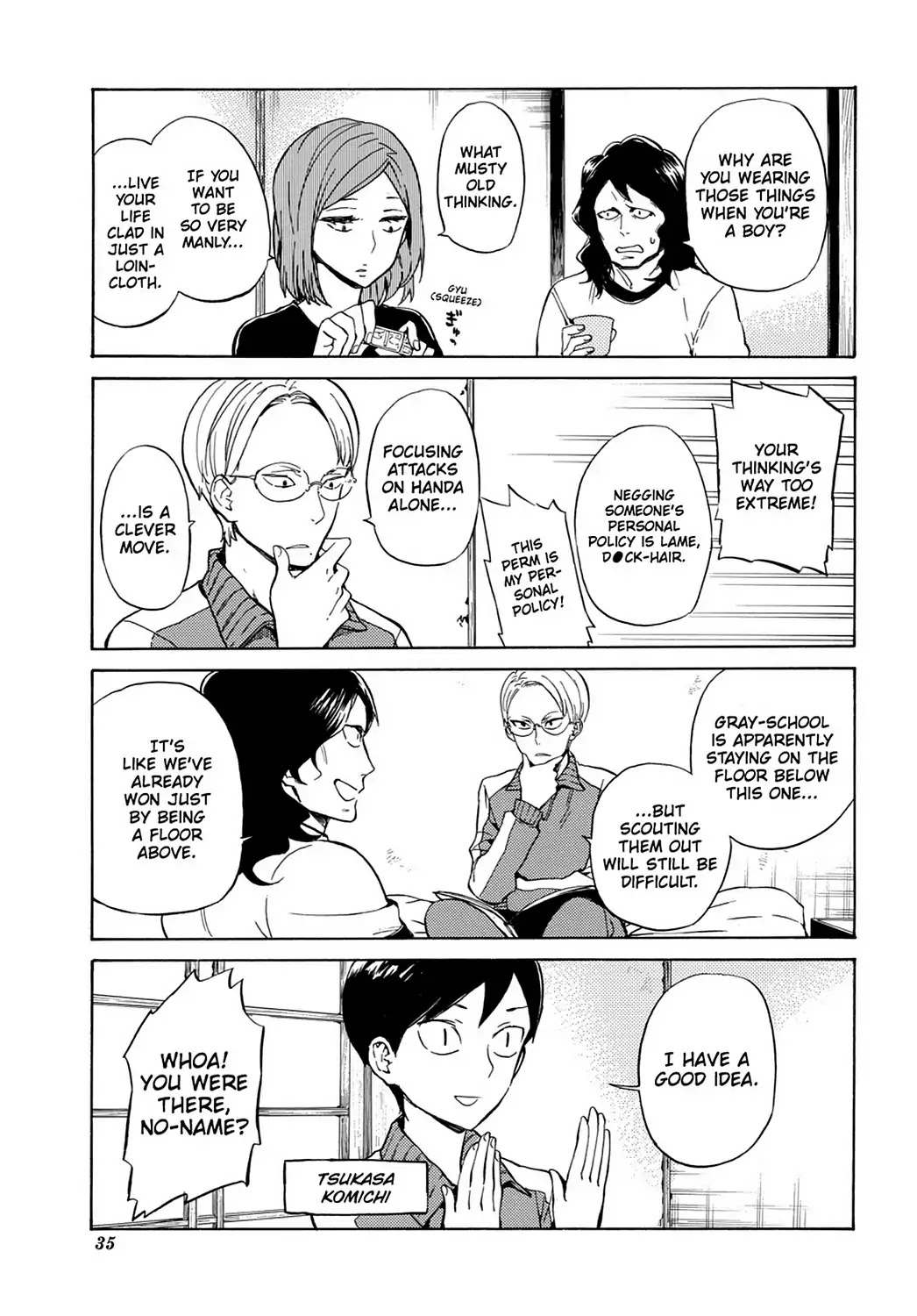 Handa-Kun - Chapter 22: Handa-Kun & The Class Trip, Night 1