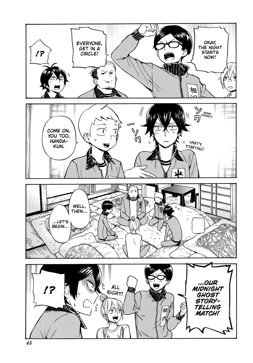 Handa-Kun - Chapter 22: Handa-Kun & The Class Trip, Night 1