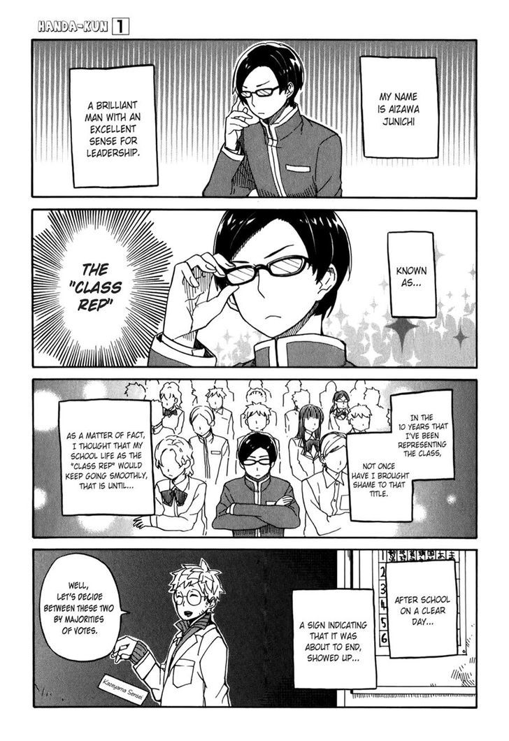 Handa-Kun - Vol.1 Chapter 3 : Handa-Kun And The Class Rep