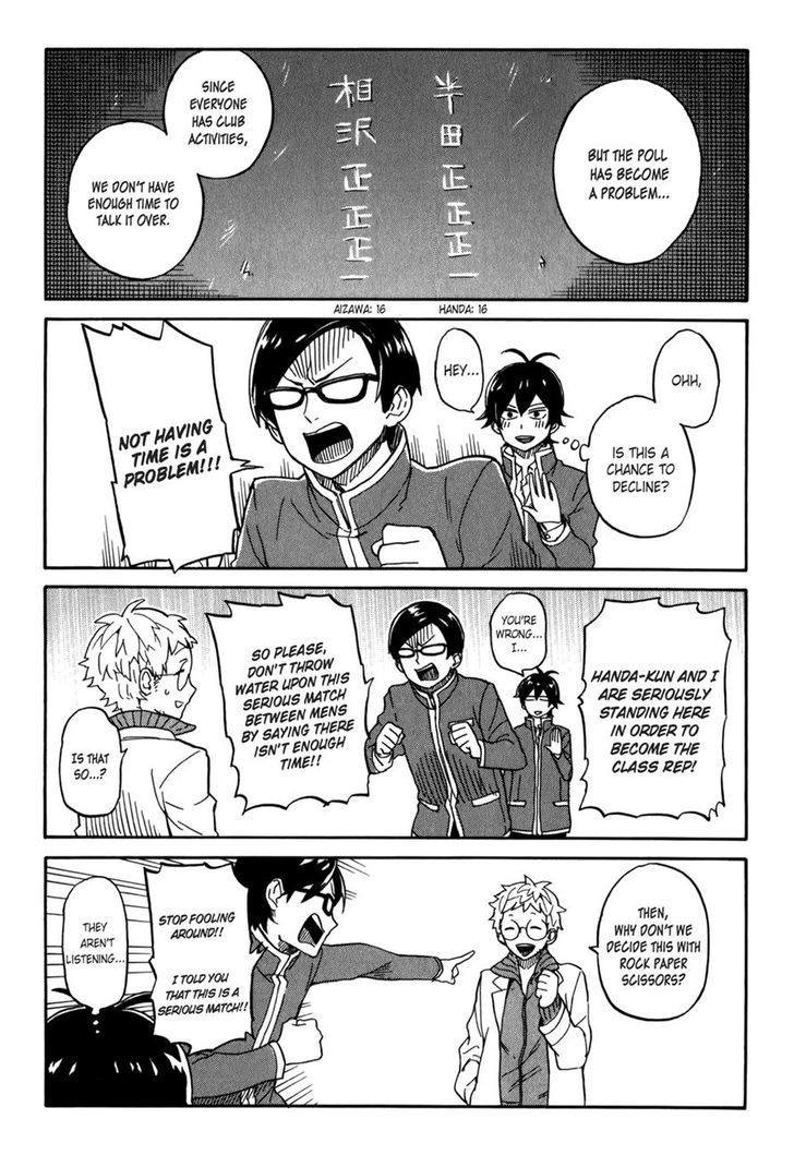 Handa-Kun - Vol.1 Chapter 3 : Handa-Kun And The Class Rep