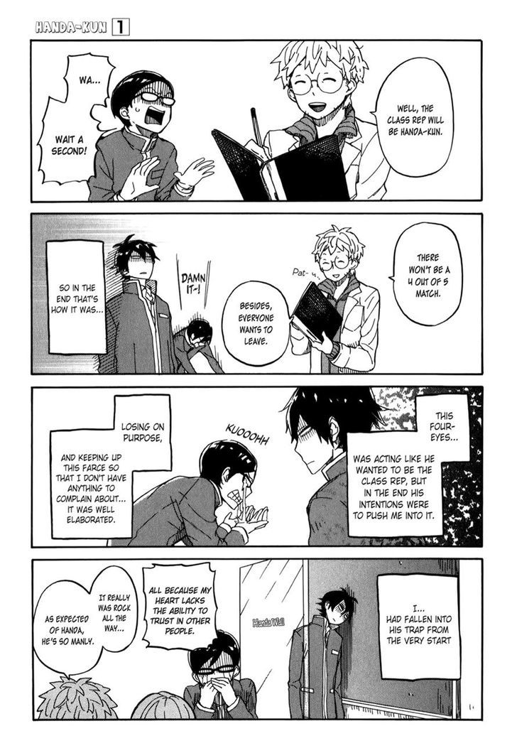 Handa-Kun - Vol.1 Chapter 3 : Handa-Kun And The Class Rep