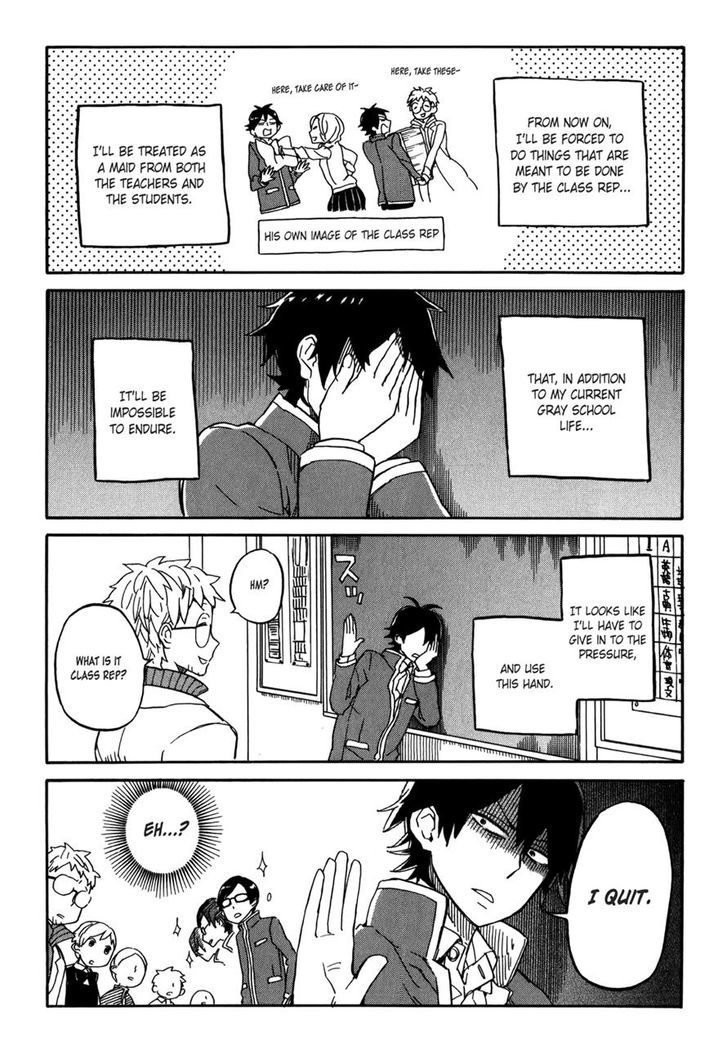 Handa-Kun - Vol.1 Chapter 3 : Handa-Kun And The Class Rep