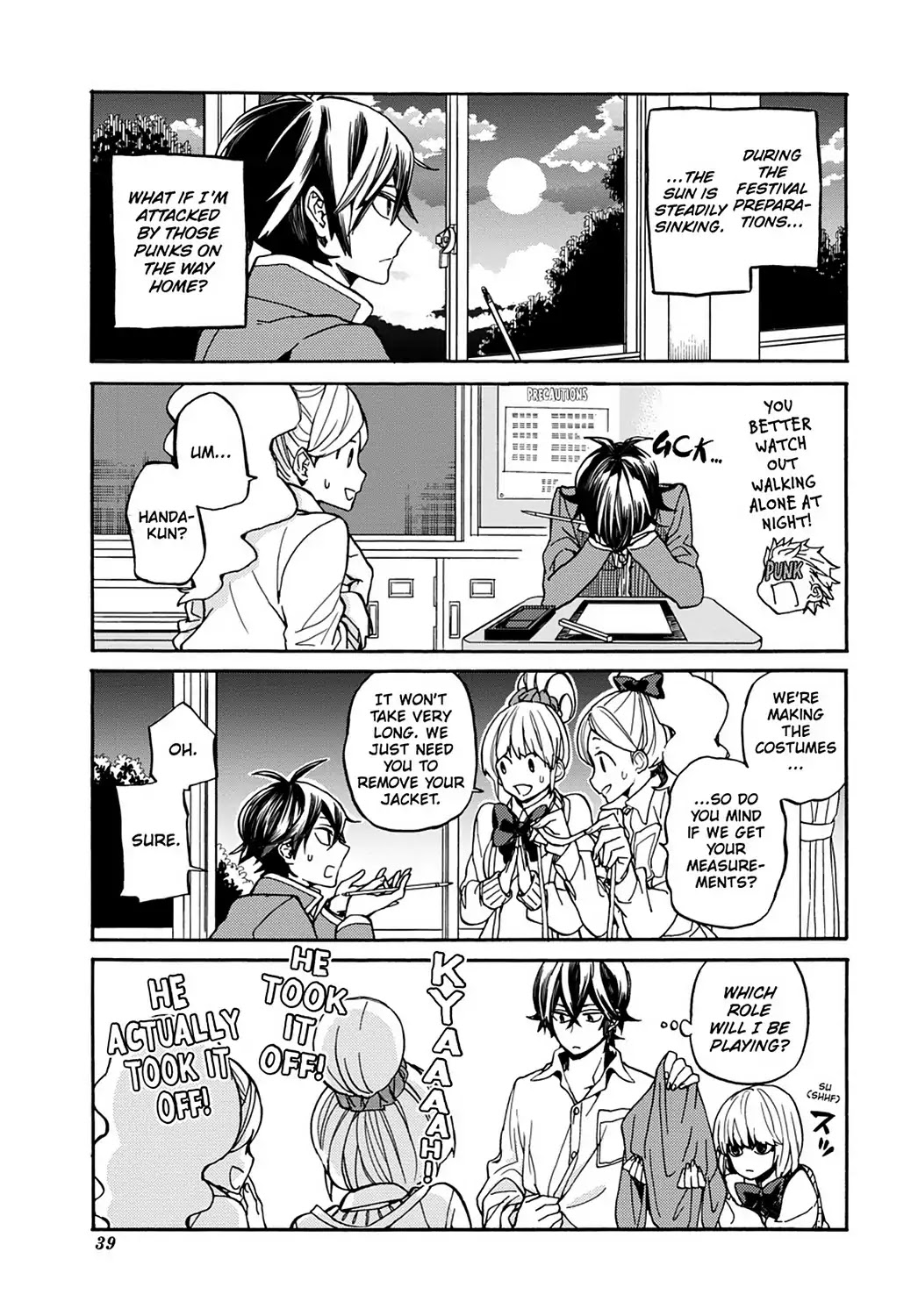 Handa-Kun - Chapter 27: Handa-Kun & The Culture Festival Preparation 2