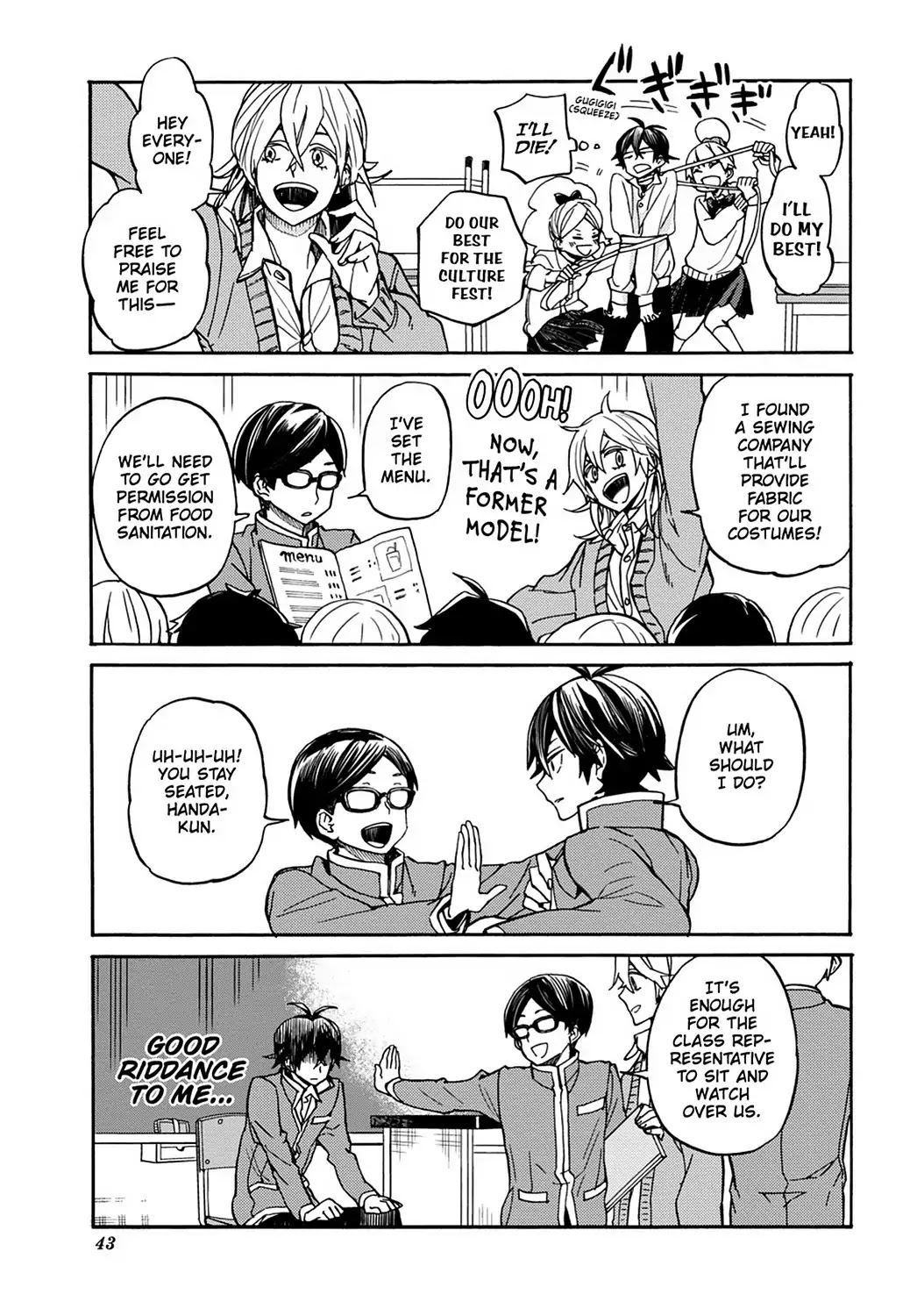 Handa-Kun - Chapter 27: Handa-Kun & The Culture Festival Preparation 2