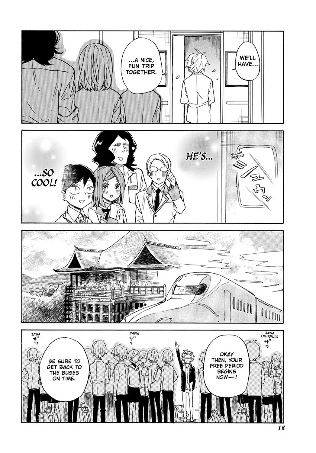 Handa-Kun - Chapter 21: Handa-Kun & The Class Trip, Day 1