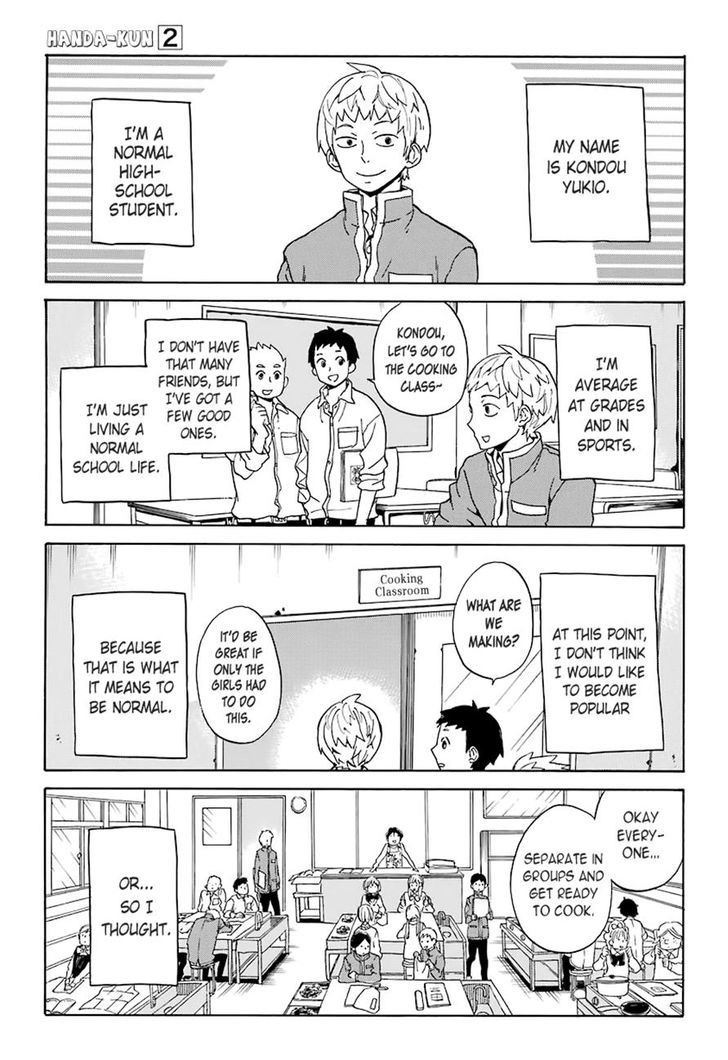 Handa-Kun - Vol.2 Chapter 6 : Handa-Kun And The Cooking Lesson