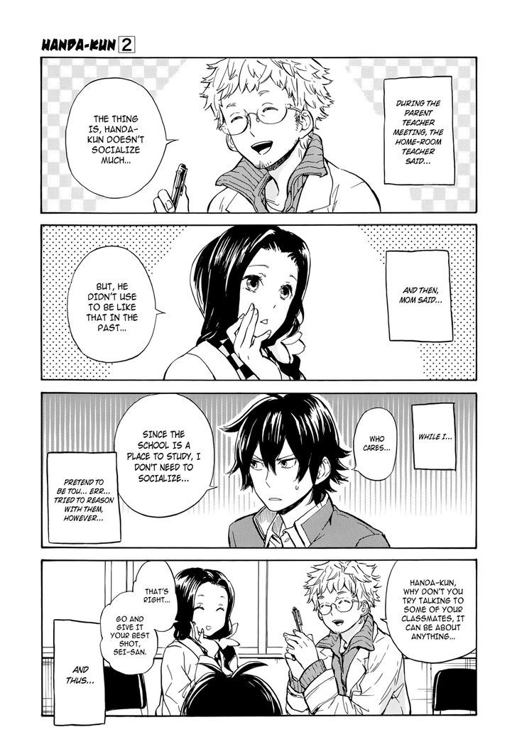 Handa-Kun - Vol.2 Chapter 9 : Handa-Kun And His Social Life