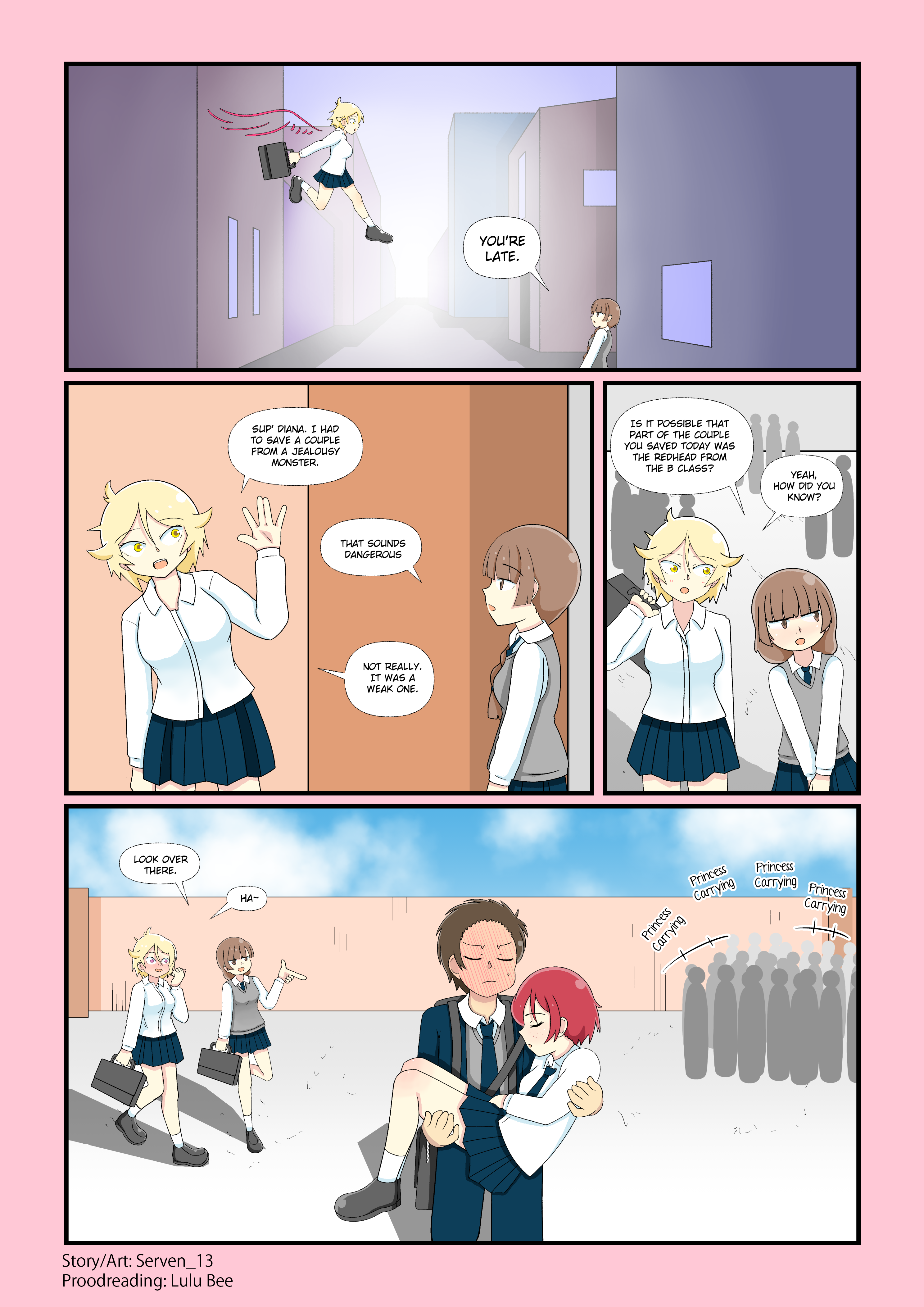 Magical Girl Chronicles - Vol.1 Chapter 5: On The Way To School