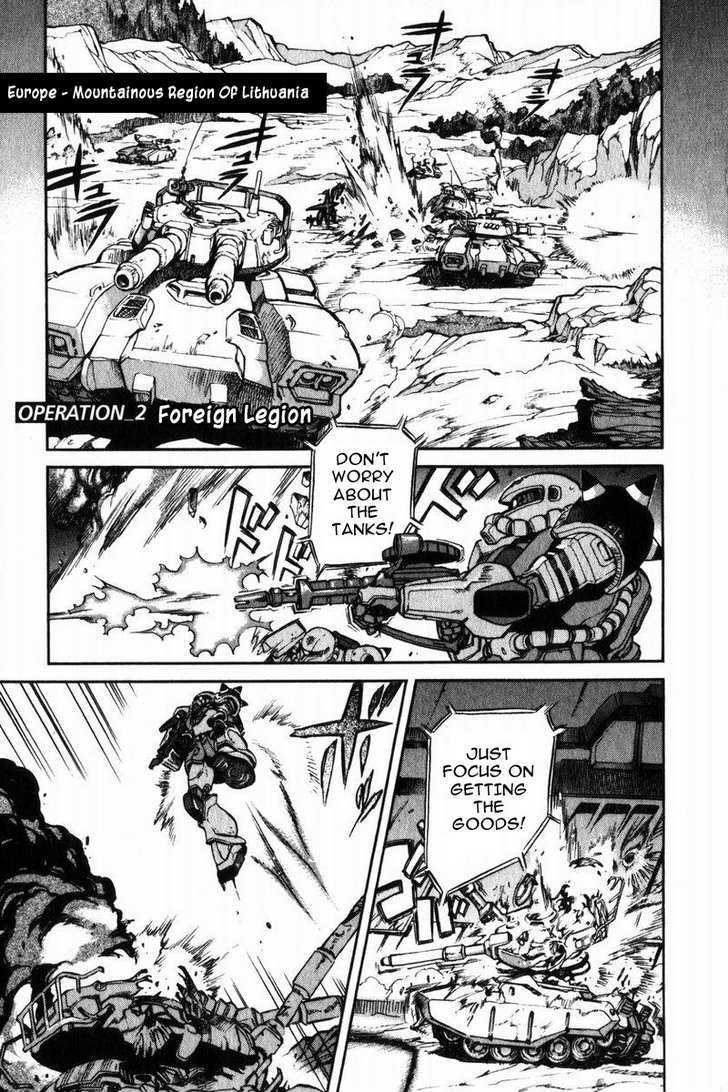 Kidou Senshi Gundam Senki: Lost War Chronicles - Vol.1 Chapter 2 : Foreign Legion