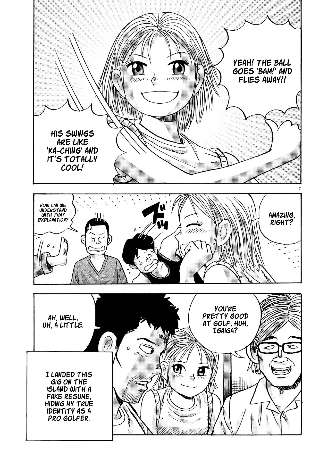 Ooi! Tonbo - Chapter 4: The Girl, The Sand, And The 3-Iron