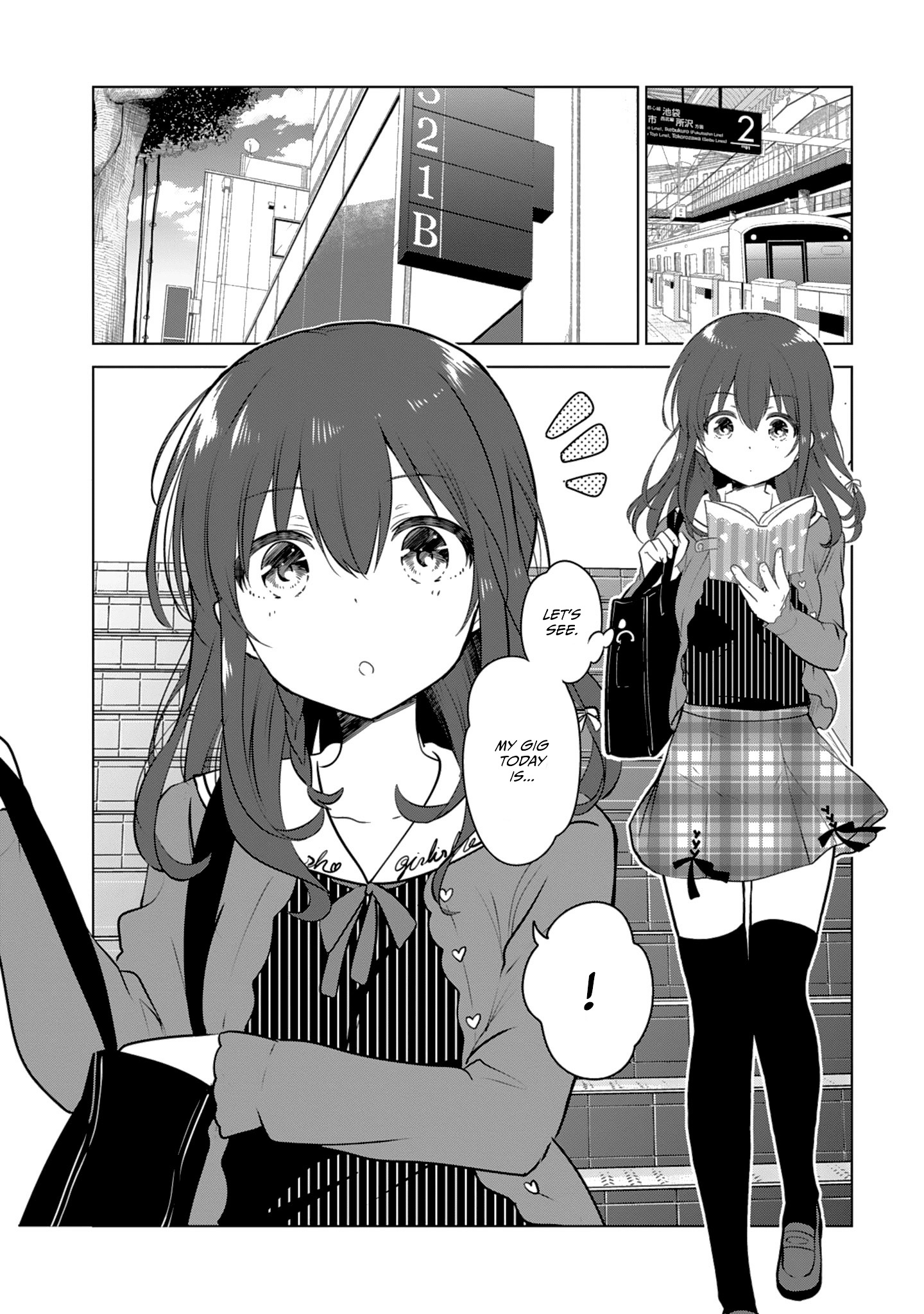 Girlish Number - Vol.1 Chapter 1 : Karasuma Chitose And Her Voice Gig