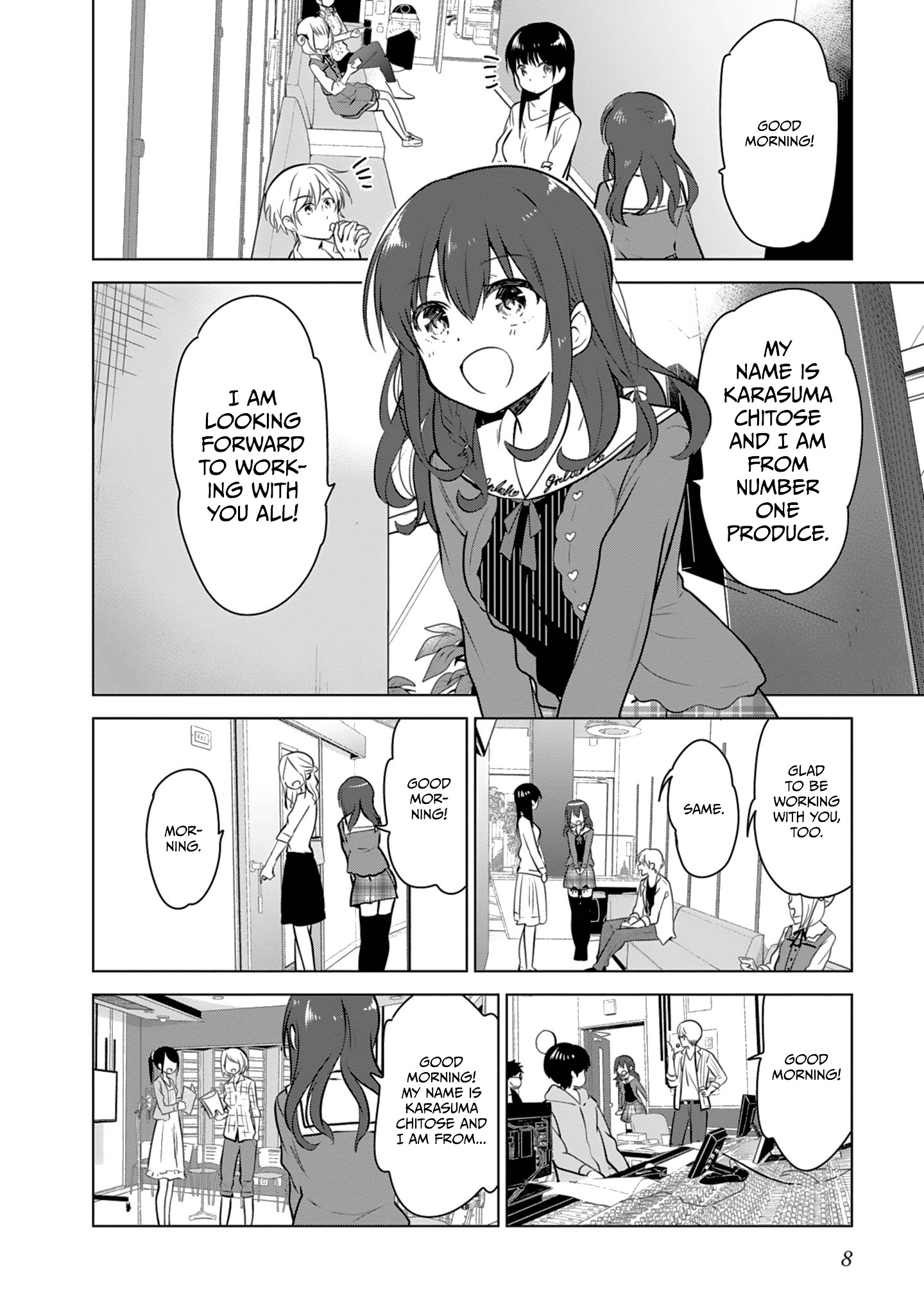 Girlish Number - Vol.1 Chapter 1 : Karasuma Chitose And Her Voice Gig