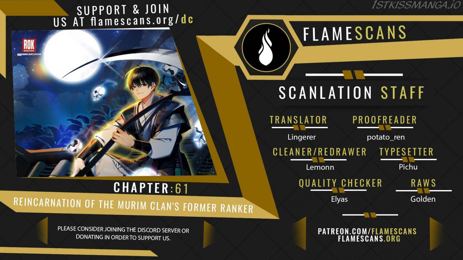 Reincarnation Of The Murim Clan's Former Ranker - Chapter 61