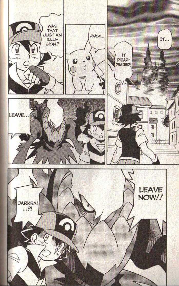 Pokemon: The Rise Of Darkrai - Vol.1 Chapter 3 : The Battle That Warped Space-Time!!