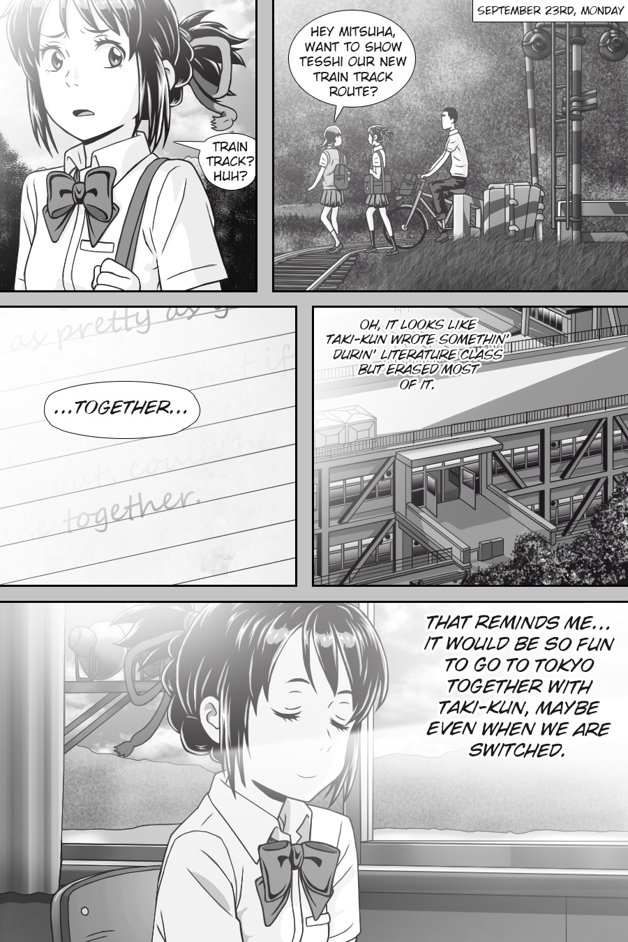 Kimi No Na Wa -  Thoughts & Dreams (Doujinshi) - Vol.2 Chapter 8: Intertwined