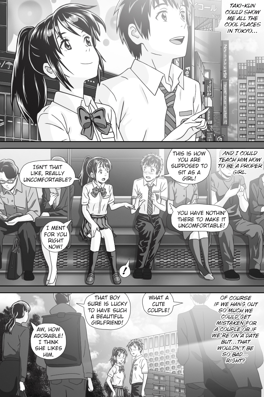 Kimi No Na Wa -  Thoughts & Dreams (Doujinshi) - Vol.2 Chapter 8: Intertwined