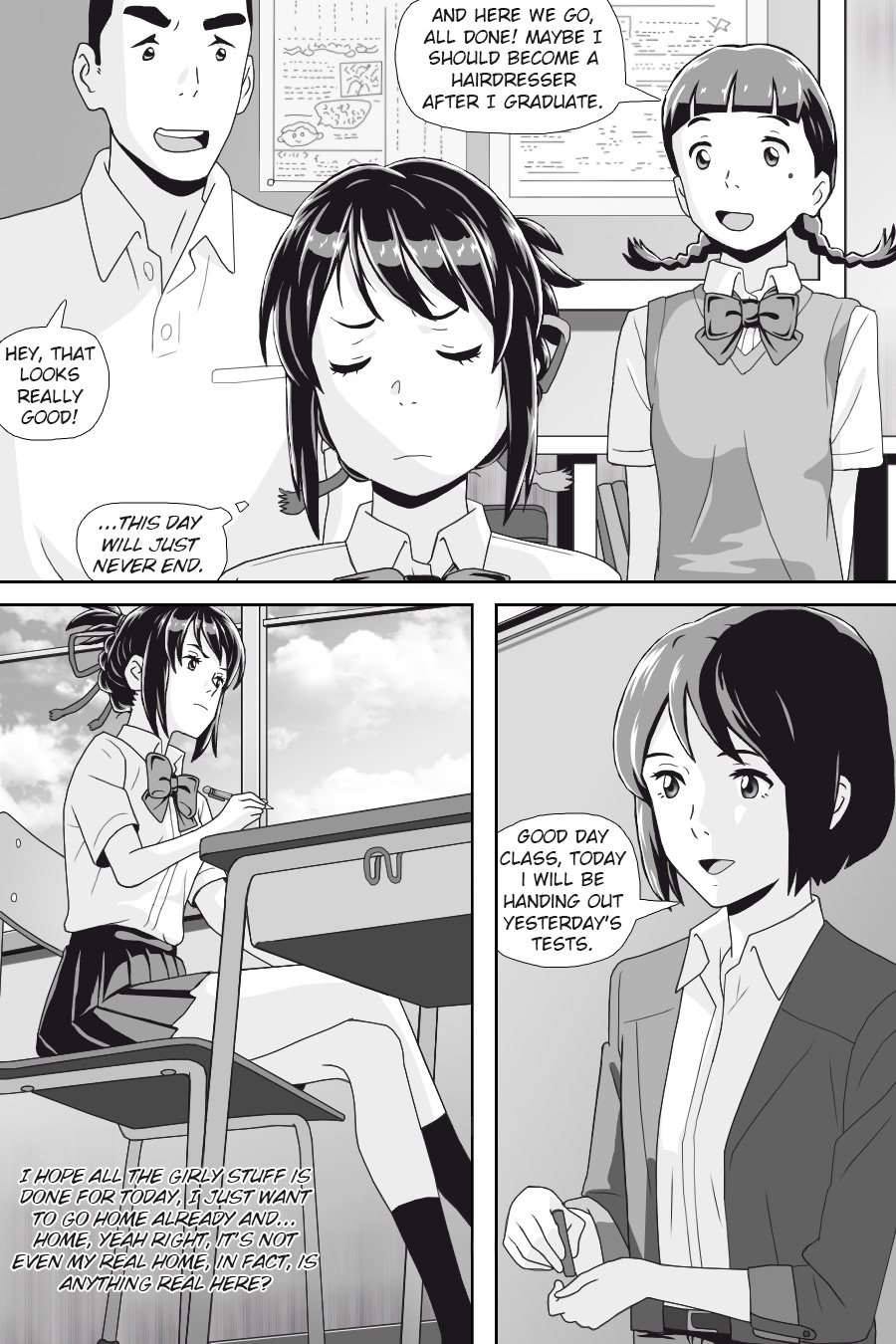 Kimi No Na Wa -  Thoughts & Dreams (Doujinshi) - Vol.1 Chapter 1: Who Are You?