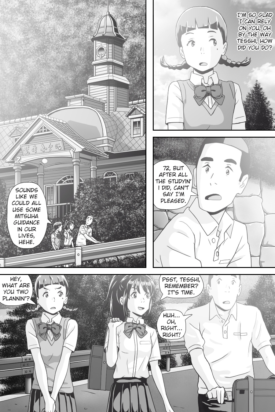 Kimi No Na Wa -  Thoughts & Dreams (Doujinshi) - Vol.2 Chapter 7: Friendship