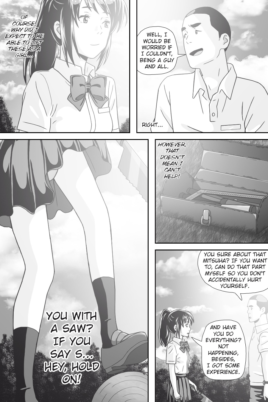 Kimi No Na Wa -  Thoughts & Dreams (Doujinshi) - Vol.2 Chapter 7: Friendship