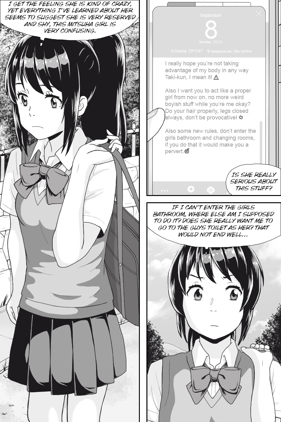 Kimi No Na Wa -  Thoughts & Dreams (Doujinshi) - Vol.1 Chapter 4: The Struggle