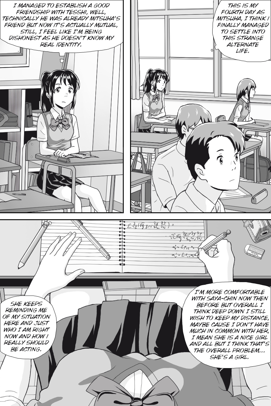 Kimi No Na Wa -  Thoughts & Dreams (Doujinshi) - Vol.1 Chapter 4: The Struggle