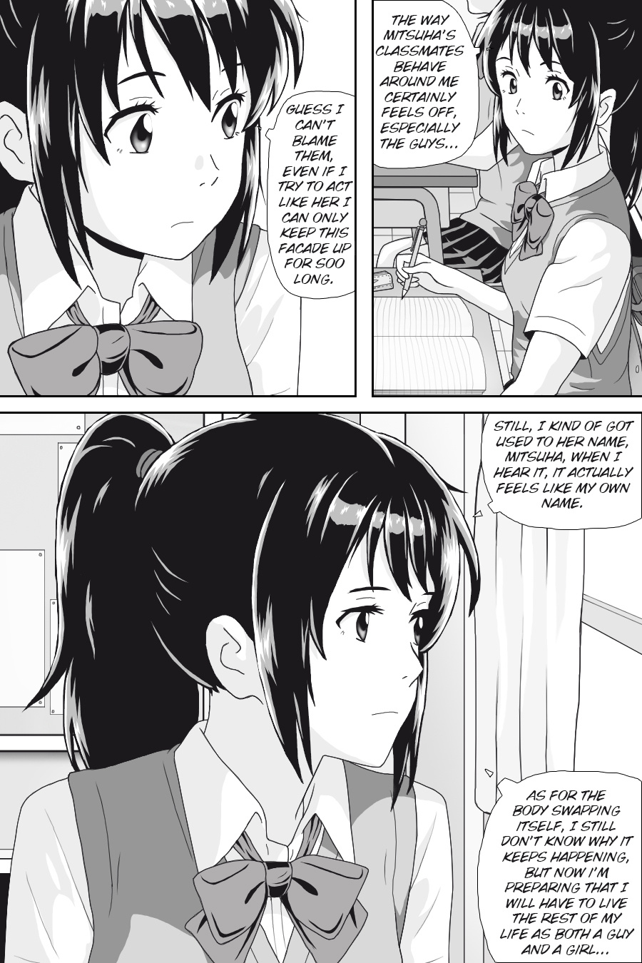 Kimi No Na Wa -  Thoughts & Dreams (Doujinshi) - Vol.1 Chapter 4: The Struggle