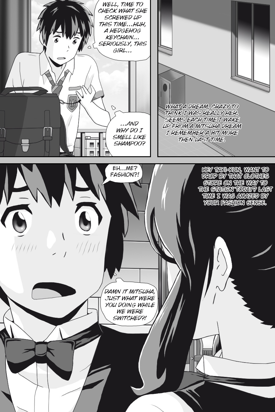 Kimi No Na Wa -  Thoughts & Dreams (Doujinshi) - Vol.1 Chapter 4: The Struggle