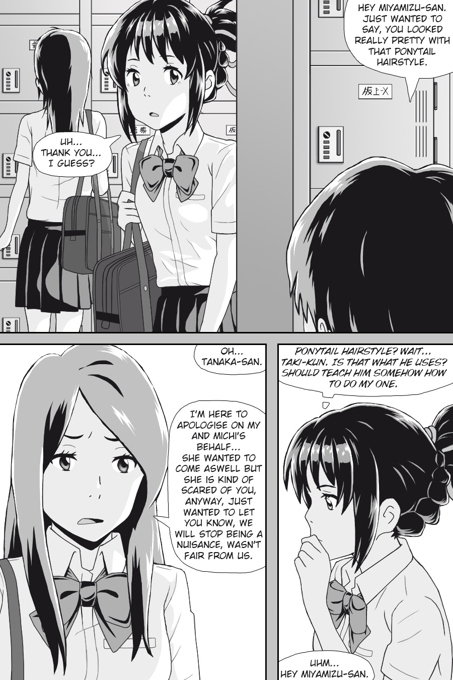 Kimi No Na Wa -  Thoughts & Dreams (Doujinshi) - Vol.1 Chapter 4: The Struggle