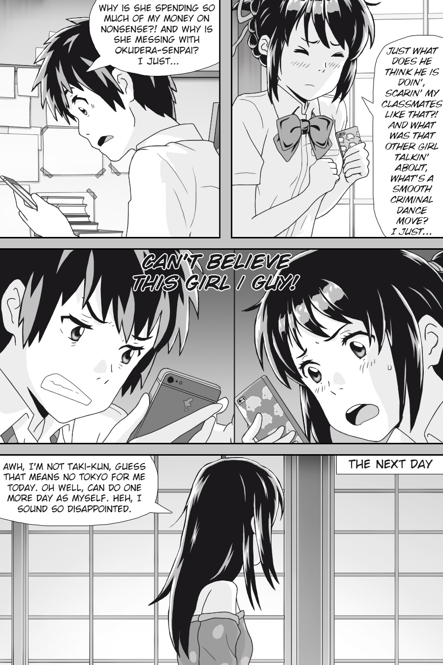 Kimi No Na Wa -  Thoughts & Dreams (Doujinshi) - Vol.1 Chapter 4: The Struggle