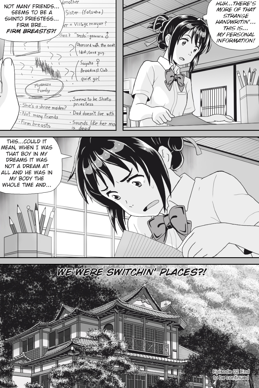 Kimi No Na Wa -  Thoughts & Dreams (Doujinshi) - Vol.1 Chapter 2: Our Dream