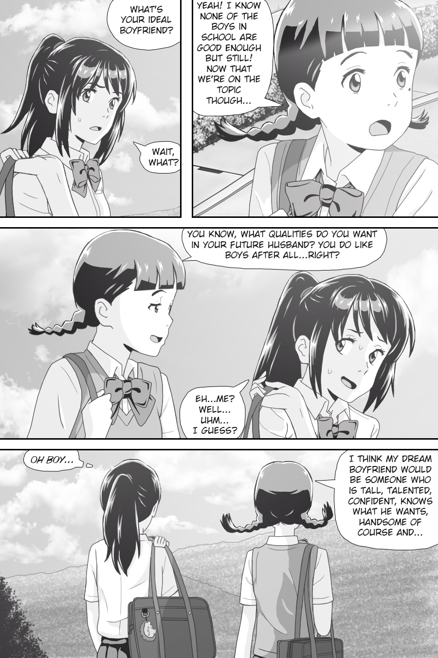 Kimi No Na Wa -  Thoughts & Dreams (Doujinshi) - Vol.2 Chapter 5: Troublesome Confessions