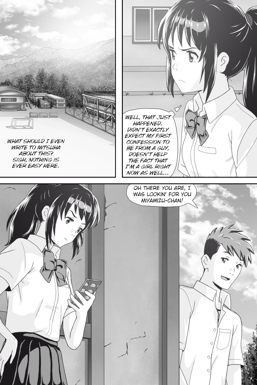 Kimi No Na Wa -  Thoughts & Dreams (Doujinshi) - Vol.2 Chapter 5: Troublesome Confessions