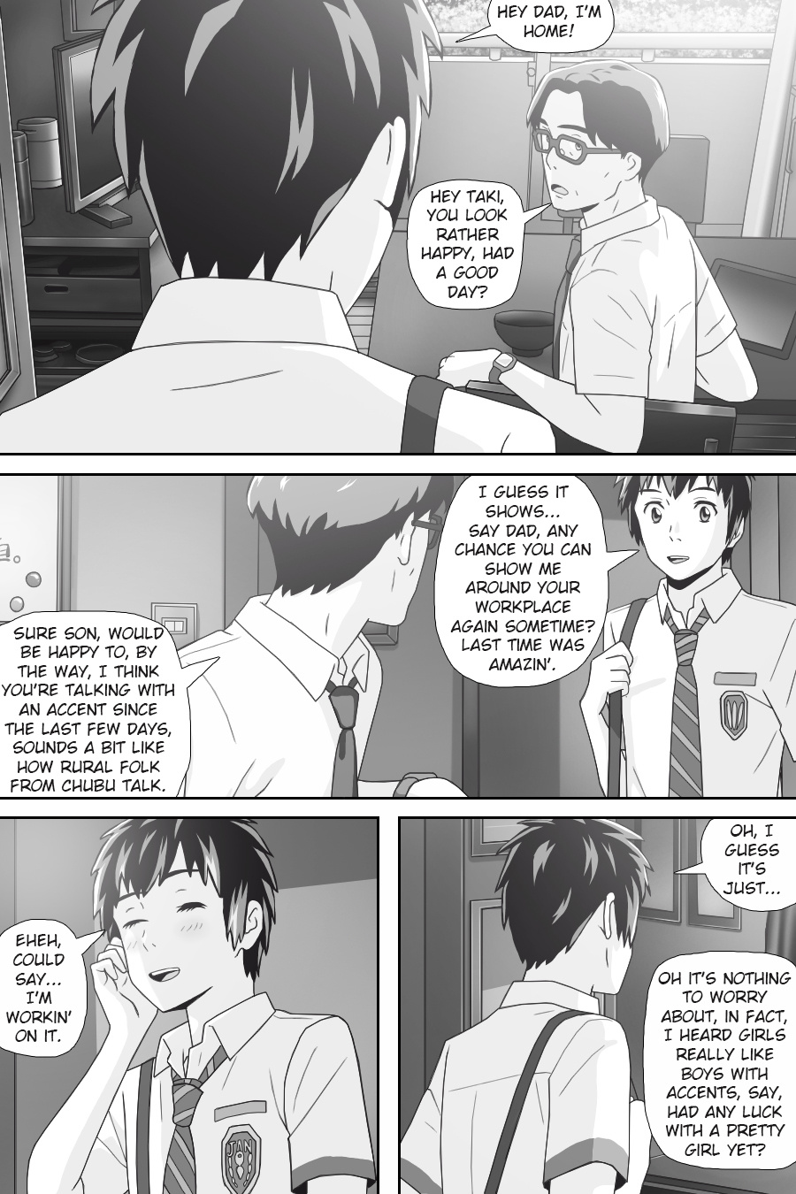 Kimi No Na Wa -  Thoughts & Dreams (Doujinshi) - Vol.2 Chapter 5: Troublesome Confessions