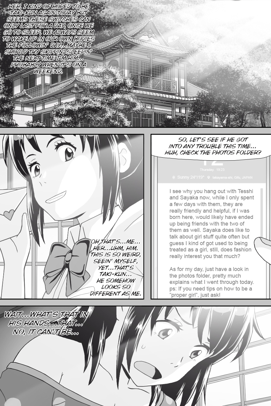 Kimi No Na Wa -  Thoughts & Dreams (Doujinshi) - Vol.2 Chapter 5: Troublesome Confessions