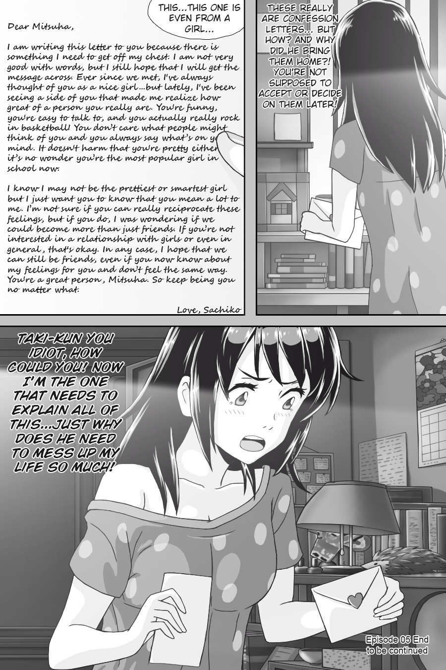 Kimi No Na Wa -  Thoughts & Dreams (Doujinshi) - Vol.2 Chapter 5: Troublesome Confessions