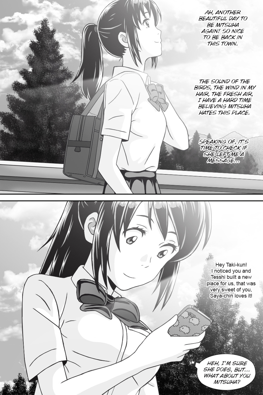 Kimi No Na Wa -  Thoughts & Dreams (Doujinshi) - Vol.3 Chapter 9: Timescape