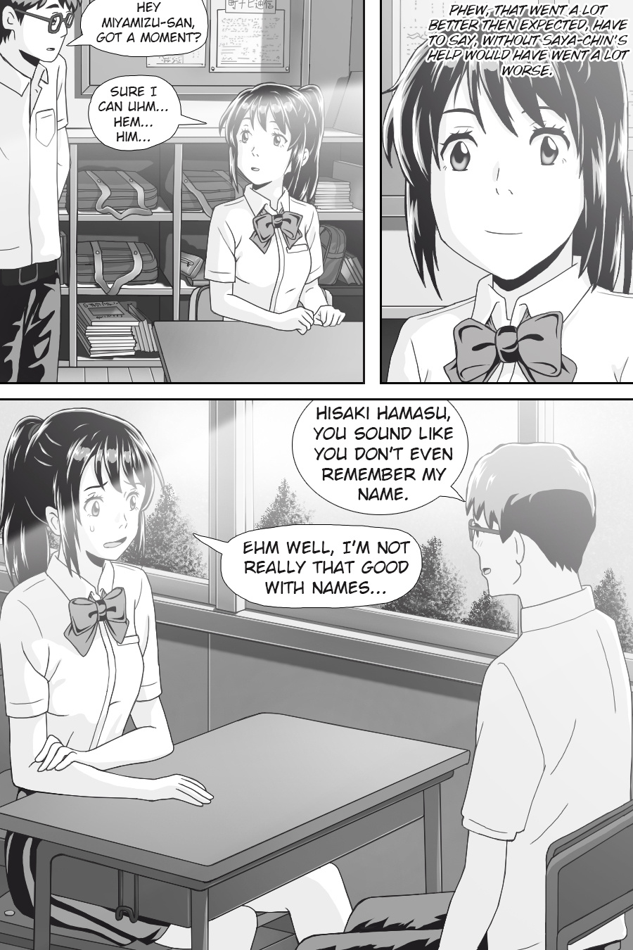 Kimi No Na Wa -  Thoughts & Dreams (Doujinshi) - Vol.2 Chapter 6: The Maidens Perspective