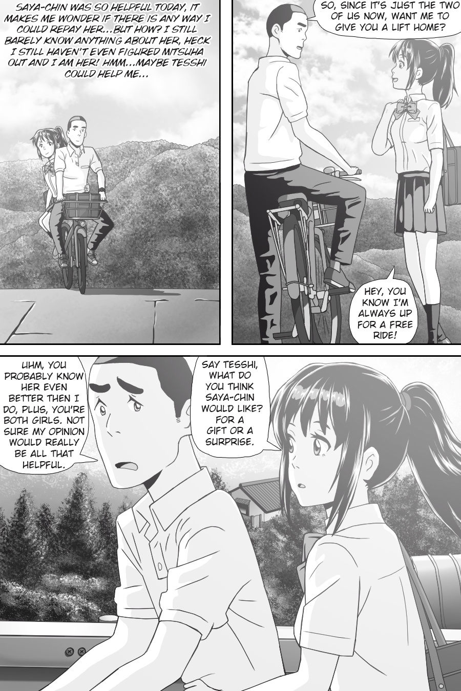 Kimi No Na Wa -  Thoughts & Dreams (Doujinshi) - Vol.2 Chapter 6: The Maidens Perspective