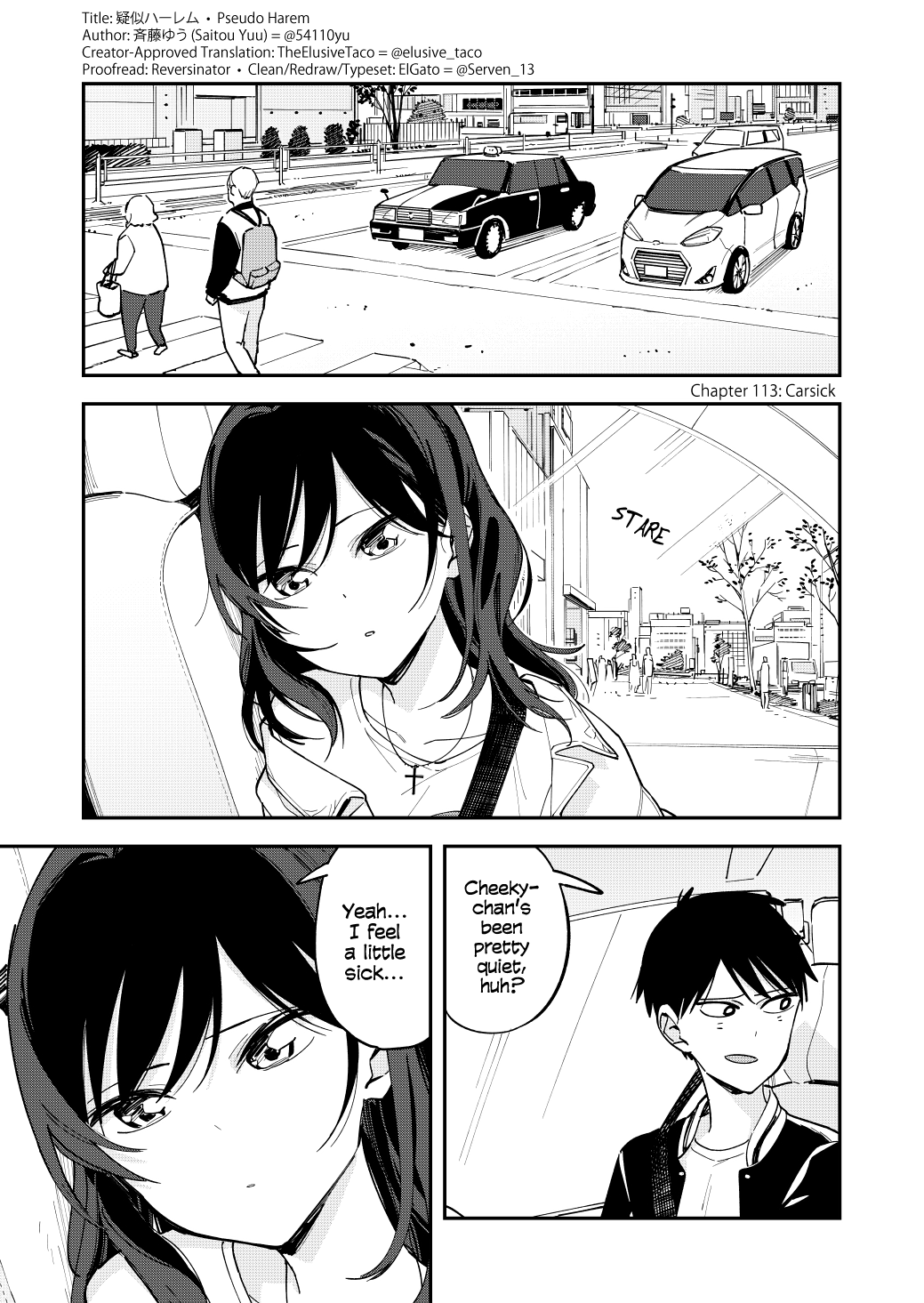 Pseudo Harem - Vol.5 Chapter 113: Carsick