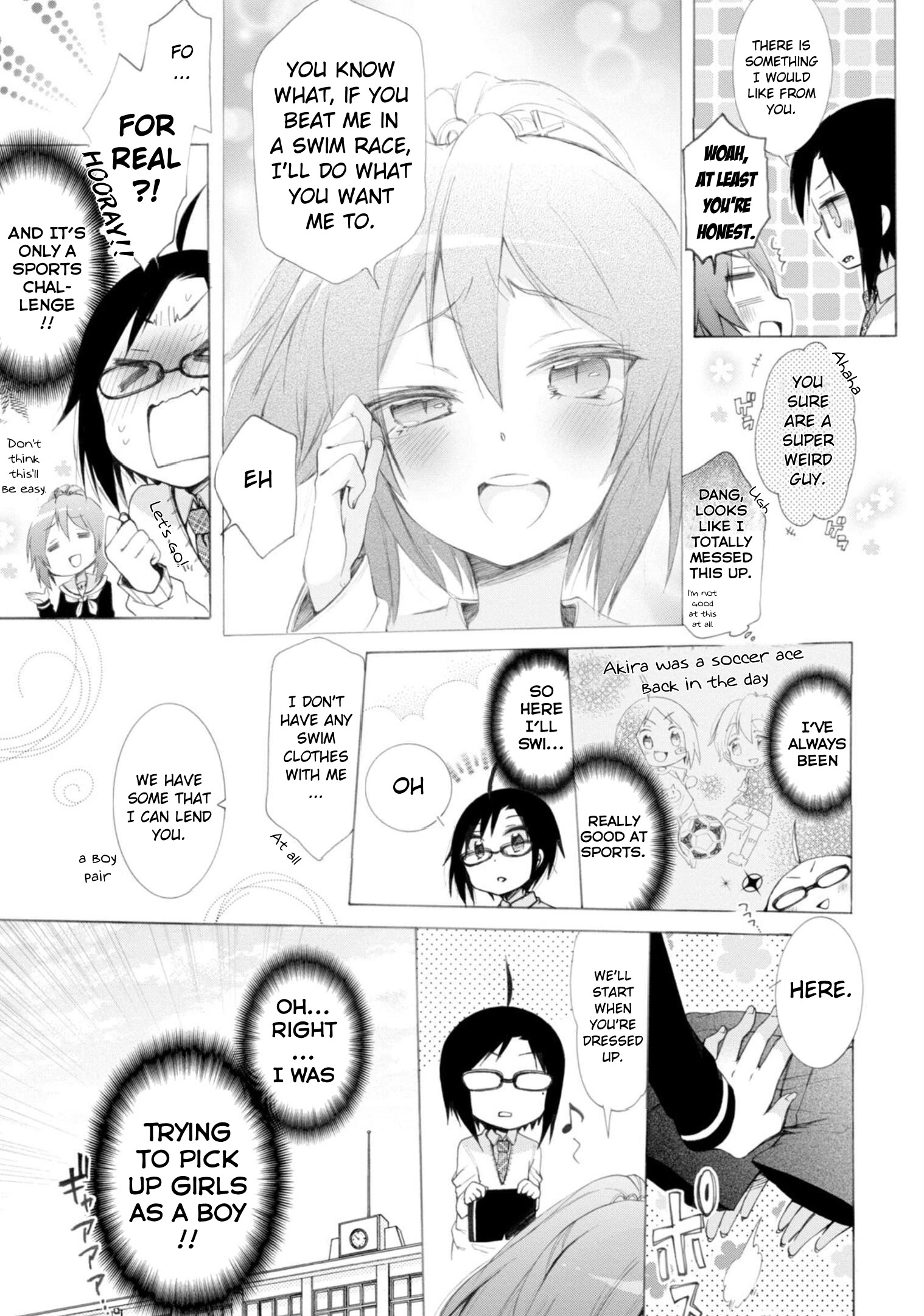 Boku No Joshiryoku Wa Ano Ko No Pantsu Ni Tsumatteiru. - Vol.1 Chapter 2: The Swim Club Senpai