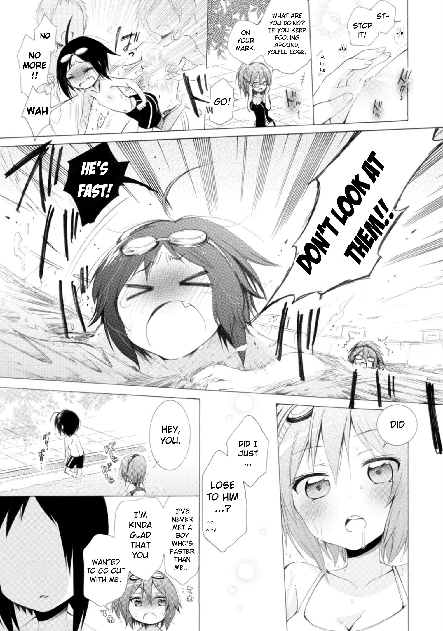 Boku No Joshiryoku Wa Ano Ko No Pantsu Ni Tsumatteiru. - Vol.1 Chapter 2: The Swim Club Senpai