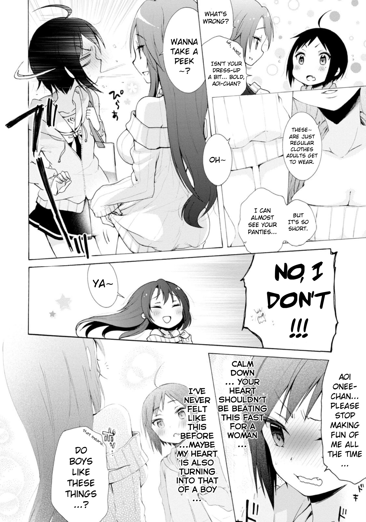 Boku No Joshiryoku Wa Ano Ko No Pantsu Ni Tsumatteiru. - Vol.1 Chapter 4: The Next Door Onee-San