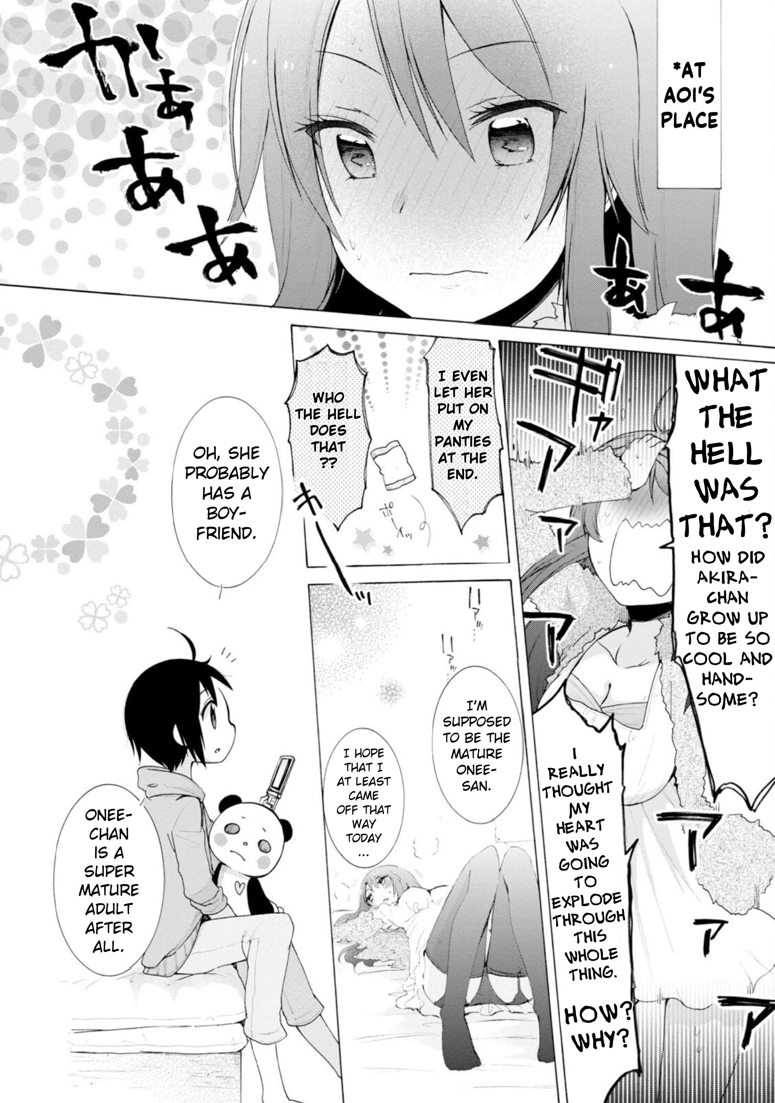 Boku No Joshiryoku Wa Ano Ko No Pantsu Ni Tsumatteiru. - Vol.1 Chapter 4: The Next Door Onee-San