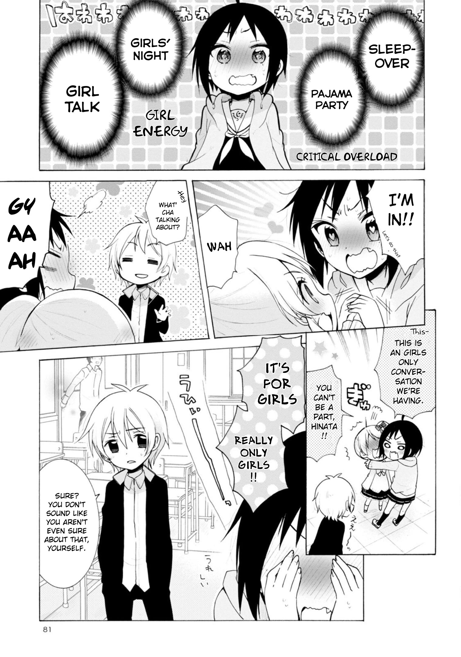 Boku No Joshiryoku Wa Ano Ko No Pantsu Ni Tsumatteiru. - Vol.1 Chapter 5: The Long Awaited Girls' Sleepover