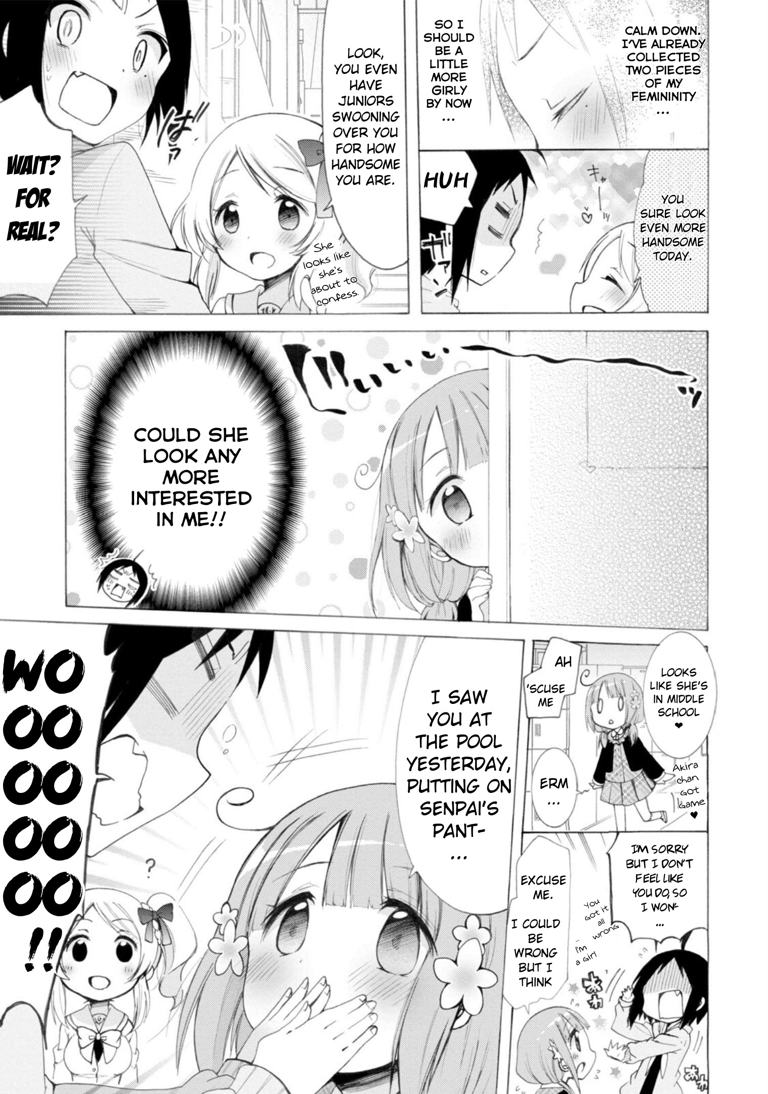 Boku No Joshiryoku Wa Ano Ko No Pantsu Ni Tsumatteiru. - Vol.1 Chapter 3: The Middle School Kouhai