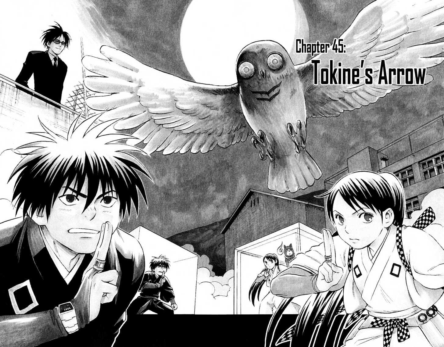 Kekkaishi - Vol.5 Chapter 45 : Tokine's Arrow