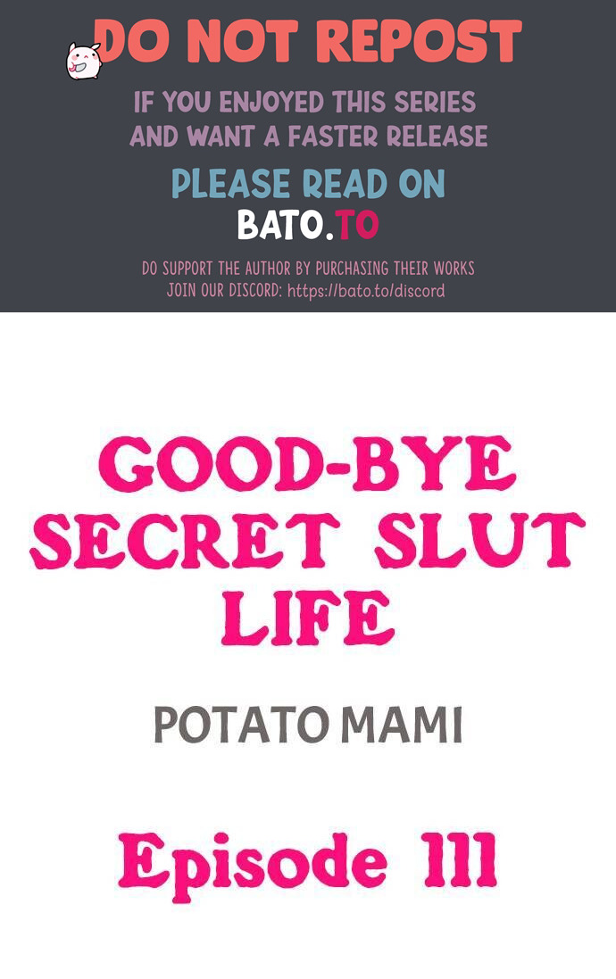 Good-Bye Secret Slut Life - Chapter 111